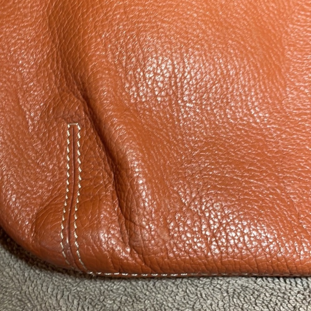 NEW set Tignanello  Brown Italian Leather Shoulder/Tote and matching wallet set. - Picture 7 of 13